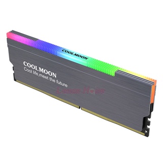 J1- COOLMOON CR-D134S 5V ARGB memoria RAM enfriador disipador de calor esparcidor de calor memoria chaleco de refrigeración para ordenador de escritorio PC
