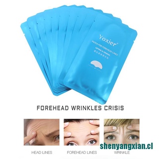 *laihot*10Pcs Forehead Line Removal Patch Anti Wrinkle Firming Mask Frown Anti-Aging
