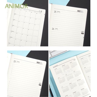 animor nuevo horario libro calendario de negocios cuaderno oficina 365 días 2022 creatividad agenda planificador/multicolor
