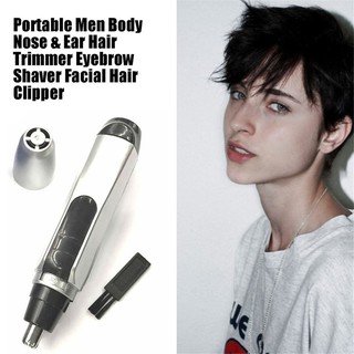 portátil hombres cuerpo nariz y oreja trimmer cejas afeitadora facial pelo clipper