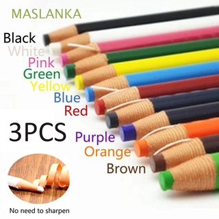 maslanka 3 piezas marcador lápiz sastre crayon sastre tiza dibujo herramientas de costura sin corte ropa lápices de tela de costura tiza/multicolor