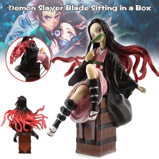 Anime Demon Slayer Kimetsu no Yaiba Kamado Nezuko PVC Figura De Acción Juguete GK Estatua Coleccionable Modelo Muñeca
