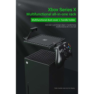 Cubierta de polvo para Xbox Series X, accesorios multifunción con disipación de calor, a prueba de polvo