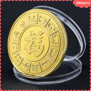zodiac moneda conmemorativa 2020 rata año no-moneda monedas colección arte (7)