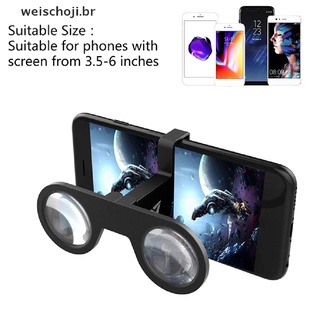 Wei Mini lentes De realidad Virtual plegables 3D VR Smartphone Portátil IOS Android.