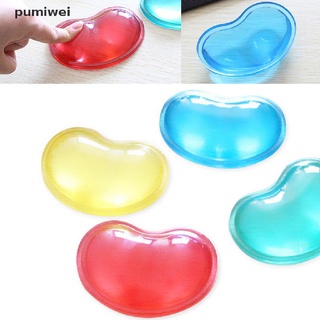 Pumiwei Heart Silicon Mouse Pad Clear Wristband Pad For Desktop Computer Mouse Pad CL