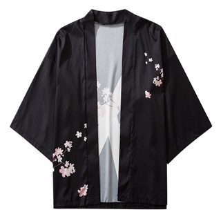 Verano de cinco puntos mangas Kimono hombre y mujer capa Jacke Top ingramgogo