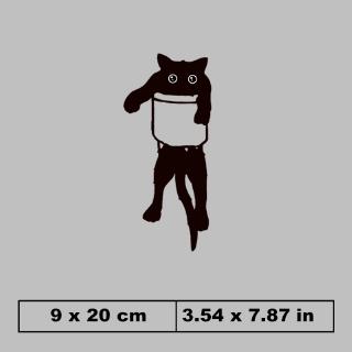 2020 moda divertida impresión lindo gato parches pegatinas transferencias de calor hierro encendido para ropa apliques diy parche ecológico