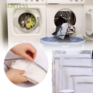 sortess malla bolsa de lavandería cremallera ropa almacenamiento sujetador calcetín viaje lavado red lavado|ropa interior