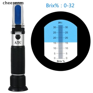 (hotsale) 0-32% Brix sugar wine beer fruit scale refractometer alcohol meter test tool set {bigsale}
