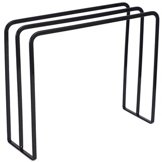 toallero soporte independiente vertical trapo de hierro toalla de almacenamiento (negro)