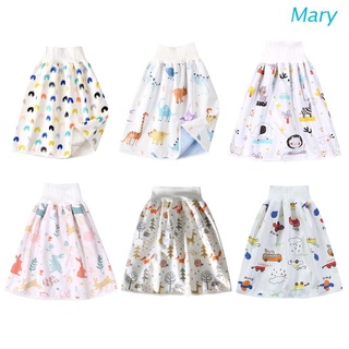 Mary cómodo niños pañal falda pantalones cortos 2 en 1 Anti-cama mojada lavable impermeable algodón orinal entrenamiento pañales pantalones