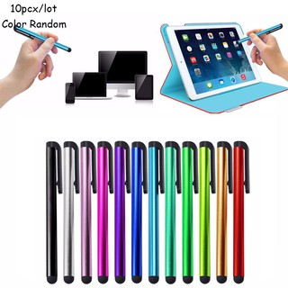10 unids/lote Color aleatorio lápiz de pantalla táctil para teléfono inteligente Universal Tablet PC pluma