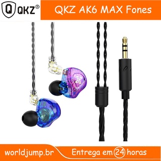 INTRA Audífonos dinámicos intrauditivos QKZ AK6 MAX