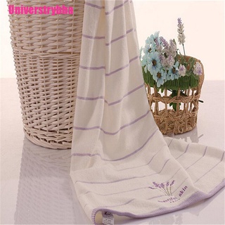 [universtrybha] juego de sábanas de algodón bordado lavanda aromaterapia suave baño mano toalla cara (3)