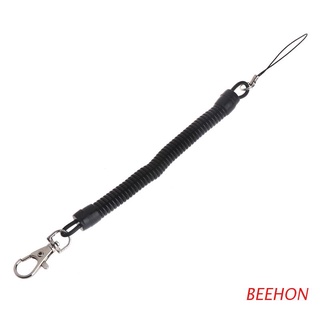 BEEHON Spring Elastic Retractable Tactical Rope Hiking Camping Phone Antilost Key Chain