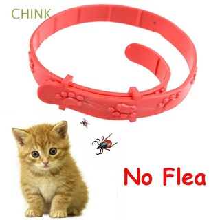 CHINK Hot Pet Collar Protection Anti Flea Mite Acari Tick Neck Strap Red Grooming Tool Adjustable Cat Kitten Remedy (1)