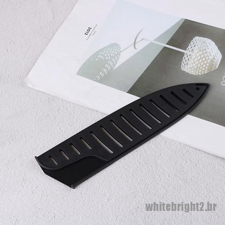 [Blanco2] funda De Plástico negra Para cuchillos De cocina/8 pulgadas