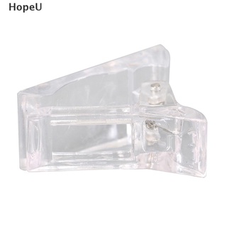 [HopeU] 5 piezas de Gel de construcción de polietileno rápido punta de uñas Clip dedo construcción de dedo de plástico UV herramientas de uñas venta caliente