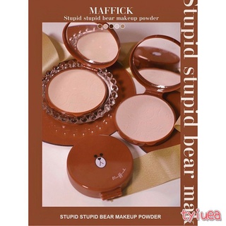 MAFFICK Pressed powder Foundation With a Small mirror Cosmetics Oil Control tyiuea