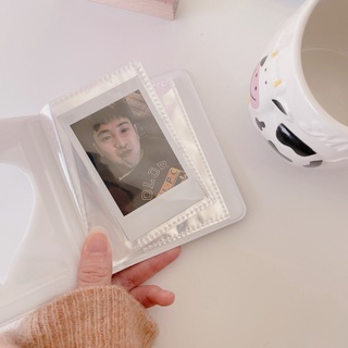 Ins 3 Pulgadas Álbum De Fotos Coreano Estrella De Almacenamiento Persiguiendo Mini Tarjeta Ídolo Portátil Pequeño Libro (3)