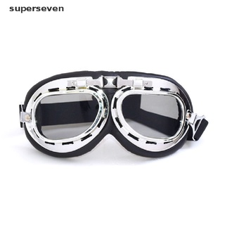 [supers] gafas de motocicleta retro gafas vintage moto classic gafas para harley pilot. (5)