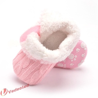 Botas de nieve de invierno para bebés recién nacidos/zapatos de moño sólido Prewalker115561 (7)