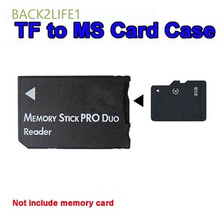 Back2life1 1000/2000 Psp Adaptador De almacenamiento Pro Duo tarjeta Sd estuche Tf Para Ms/Multicolor