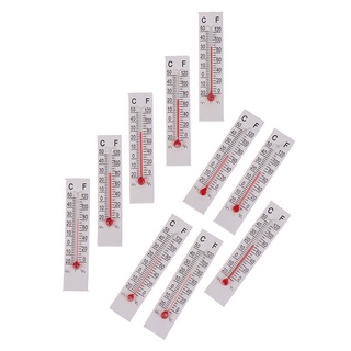 xinghergood - termómetro de papel en miniatura (10 unidades, 5 cm x 1,1 cm, interior, 20-50 celsius xhg) (9)