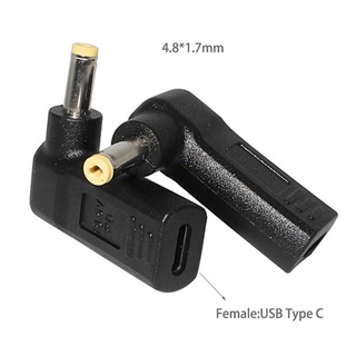 Laptop Adapter Connector USB Type C Female To Male Jack Converter 4.8*1.7mm