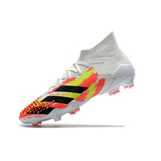 adidas Rojo negro blanco clásico zapatos de fútbol botas de fútbol nike FG Kasut Bola Sepak (5)