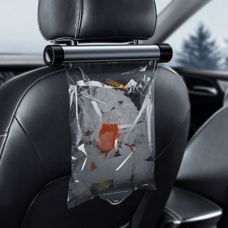40 bolsas desechables de basura de coche baseus a prueba de fugas asiento trasero bolsas de basura (4)