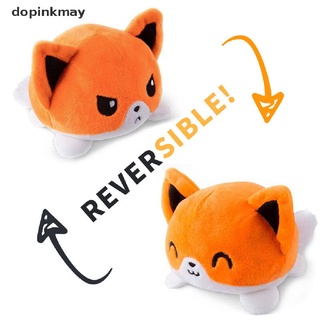 dopinkmay flip gato muñeca de doble cara flip peluche niños reversible gato gato suave regalo cl