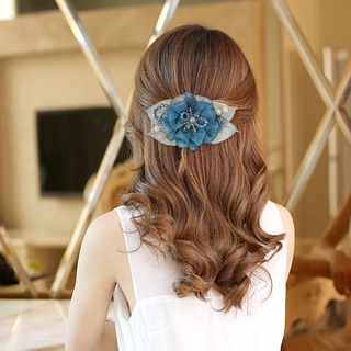 【MEI】Flor de seda clip para el pelo clip para el pelo clip para el pelo para adultos coreanos (6)