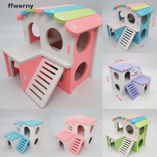 [Ffwerny] Cute Parrot Hamster Small Swing Hanging Bed Shake Suspension House Props Pet hot