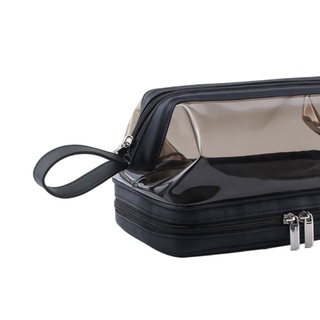 bolsa de aseo para hombre y mujer impermeable transparente portátil de viaje pequeño kit dopp
