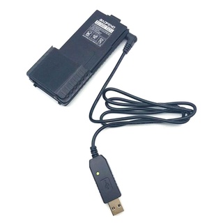 [1.25] Cable Cargador USB Con Luz Indicadora Para Walkie Talkie Para BaoFeng UV-5R (8)