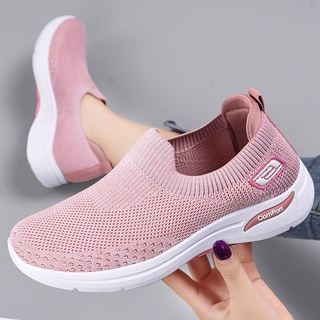 Zapatos de las mujeres 2021 nuevos zapatos de las mujeres casual zapatos de caminar calcetines zapatos de suela suave cómodo madre zapatos de moda zapatos de deporte de las mujeres