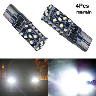 mr- 4 pzs luces led t10 w5w para estacionamiento de coche/bombillas laterales de cuña automáticas/lámpara de cúpula de lectura