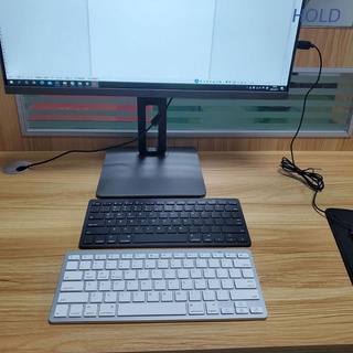 Mantenga el teclado inalámbrico compatible con Bluetooth Ultra delgado teclado para iPad Windows