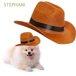stephani divertido gato vaquero sombrero perro mascotas suministros perro sombrero de navidad ropa foto prop productos de mascota occidental decoración perro disfraz