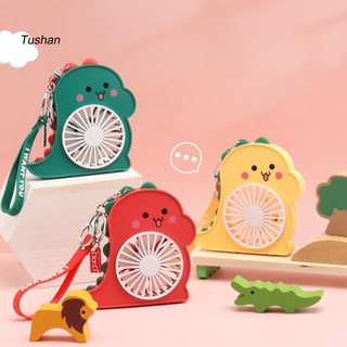 tushan2.cl Pocket Fan Cartoon Style Toggle Switch ABS Mini-hold Fan for Home