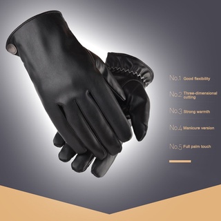 guantes de invierno hombres mujeres táctil a prueba de viento caliente antideslizante guantes de conducción caliente guantes de clima frío a prueba de viento ciclismo (2)