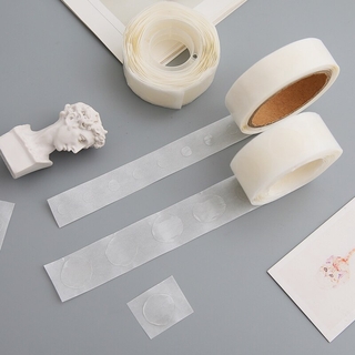100 pzs/Lote De punto De pegamento De globo Claro adhesivo extraíble puntos De doble cara De cinta De pegamento (1)