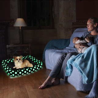 [8/18]gatos luminosos/mascotas para cachorros/perros/gatos/cama de casa cálida y suave para perros/alfombra b-005-wd