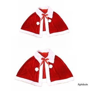 Fig: capa de navidad para mujer, color rojo, grueso, cálido, rojo, capa de Santa (1)