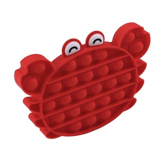 [nevada1] Animal Crab Push Bubble Fidget sensorial juguete autismo necesidades especiales aliviador de estrés (6)