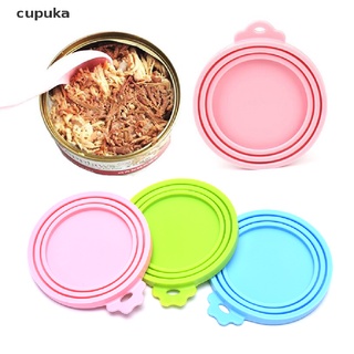 cupuka - tapa enlatada de silicona reutilizable, sellada, cubierta fresca, para mascotas, alimentos, lata de almacenamiento