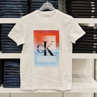 nueva york dabao calvin klein jeans/ck hombres logo impreso casual transpirable camiseta de manga corta