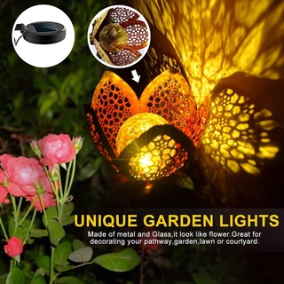 lámpara de hierro para jardín/exteriores/paisaje/jardín